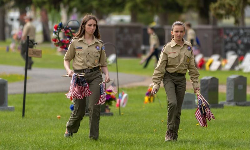 Auxiliary youth member part of first female class to earn Eagle Scout