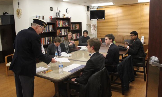 Youth speak on U.S. Constitution at VA hospital