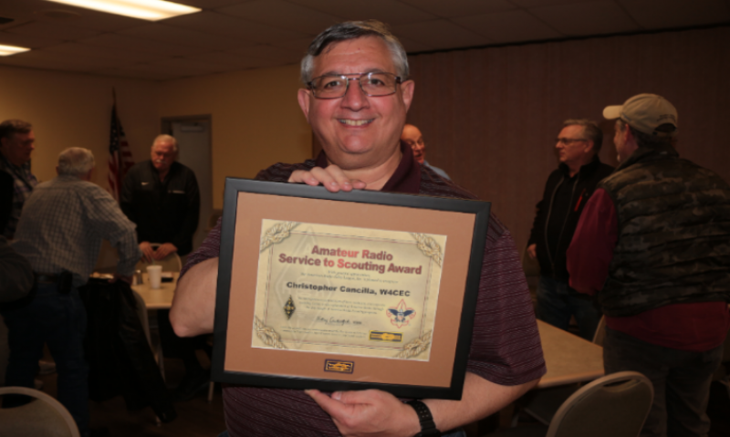 North Carolina amateur radio member receives ARRL Scouting award