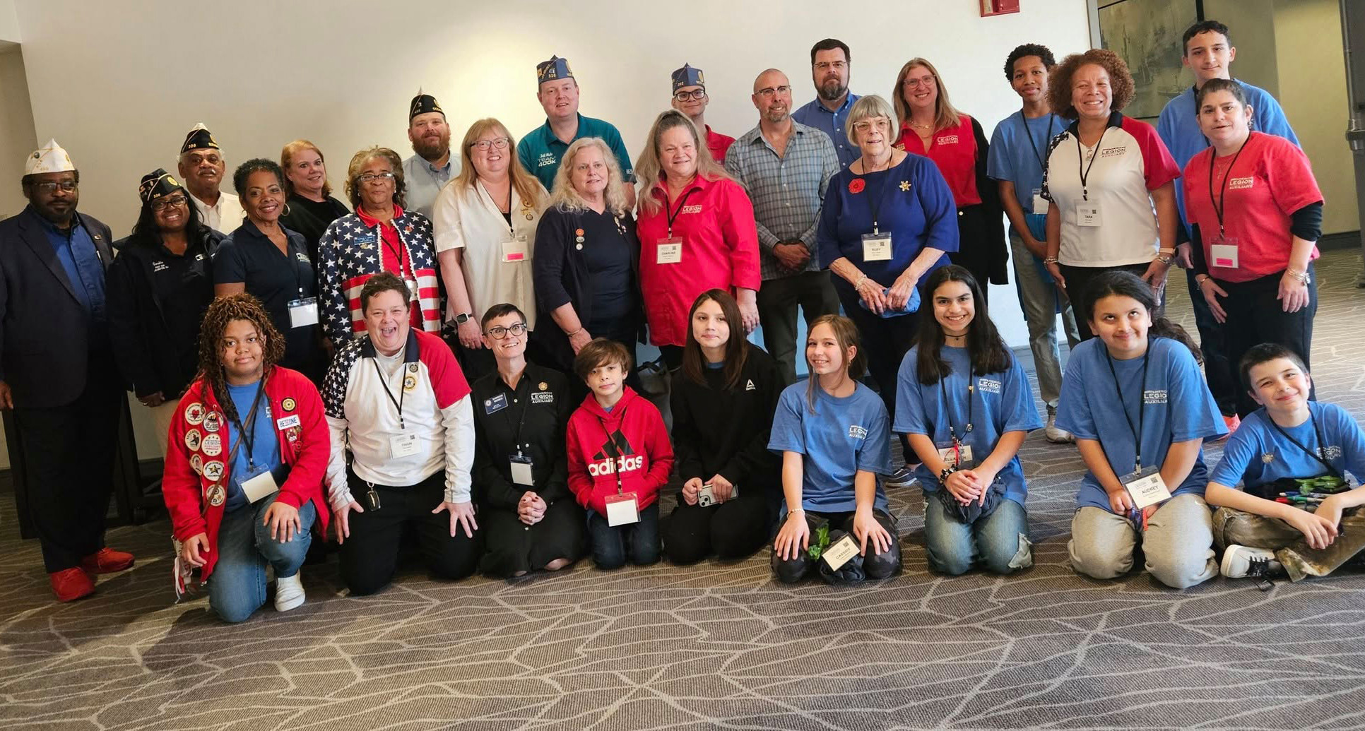 Department of New Jersey American Legion Family attended the combined Legion, Sons and Auxiliary conference in Boston.