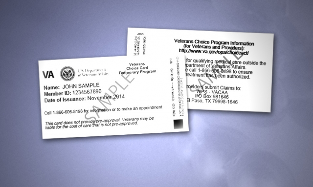 VA&#039;s mailing Veterans Choice Cards