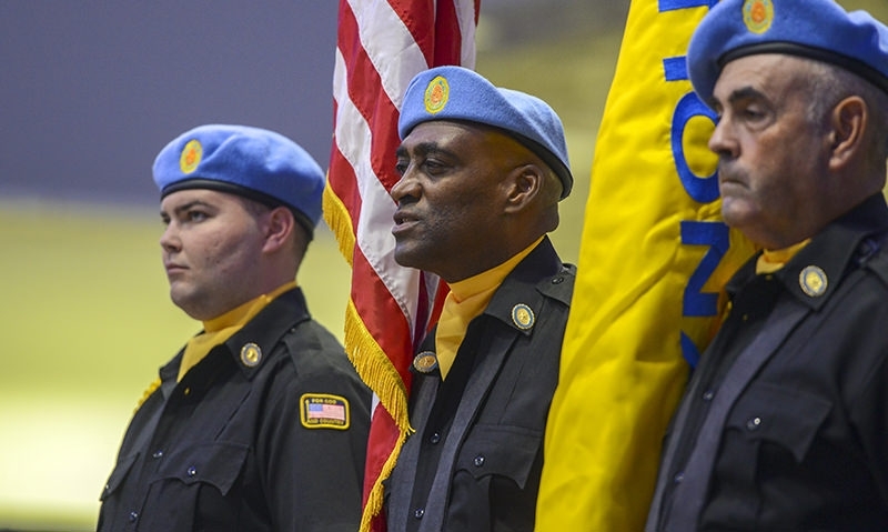 Legion color guard units earn awards at convention