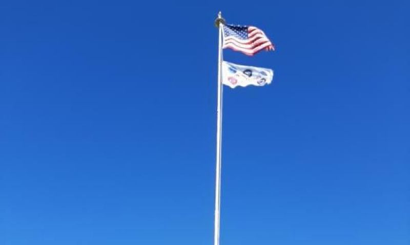 Legionnaire brings 90-year-old flagpole ‘back to glory’