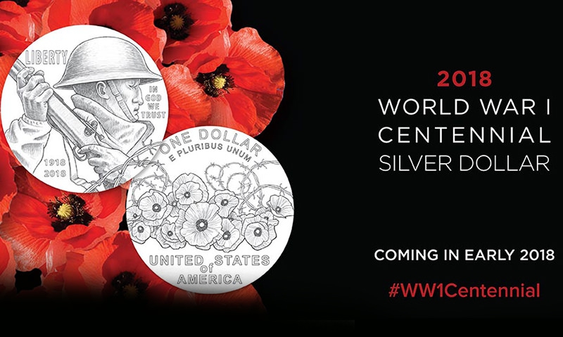 Mint unveils World War I centennial coin