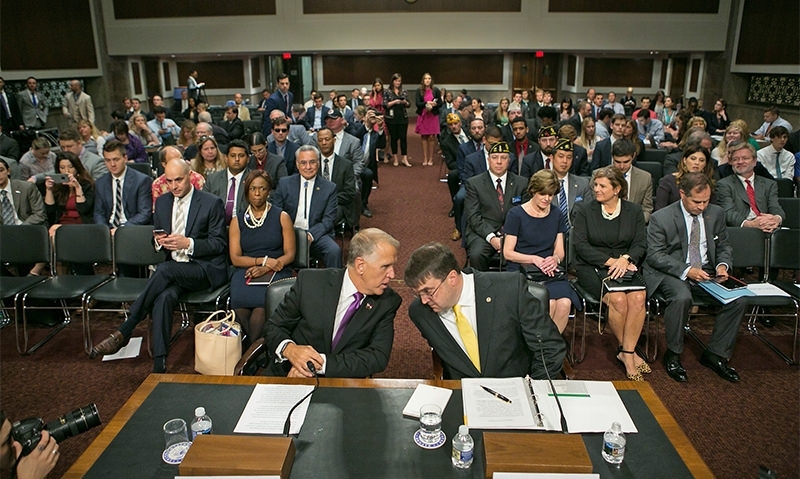 VA secretary nominee testifies in Senate confirmation hearing 