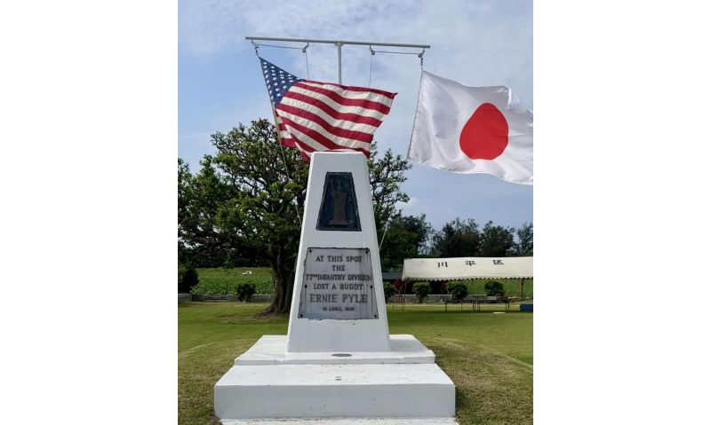 Okinawa post holds annual Ernie Pyle Memorial