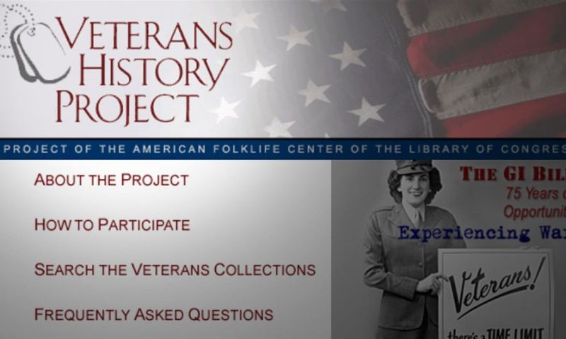 Veterans History Project event in Tennessee April 18-19