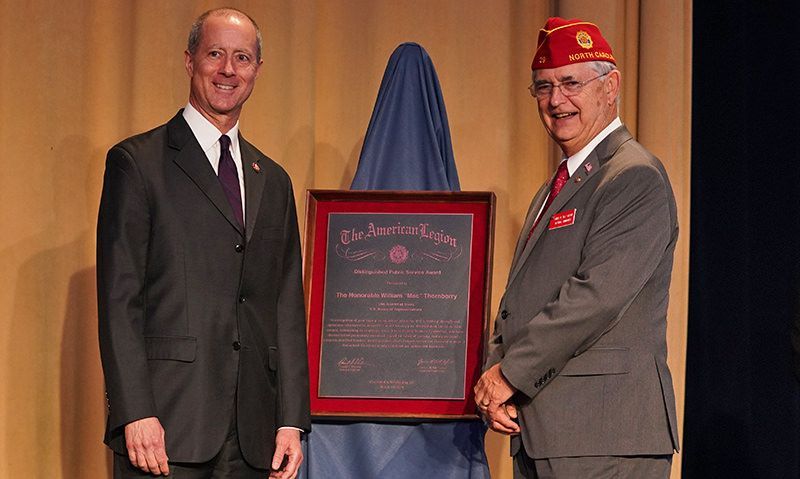 Thornberry presented American Legion&#039;s Distinguished Public Service Award