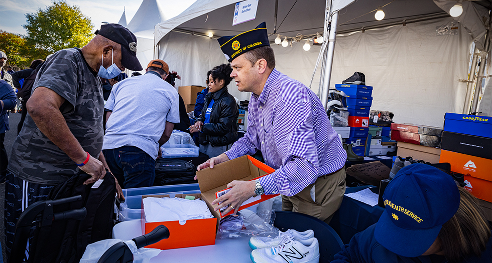 American Legion $11,500 donation gives homeless, at-risk veterans new shoes