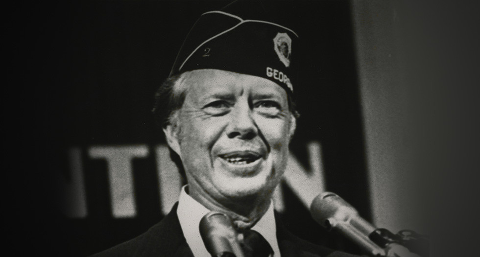 President Jimmy Carter speaks at The American Legion National Convention. 