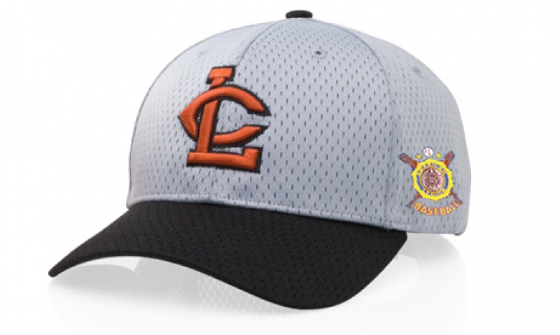 Legion Baseball emblem now on caps