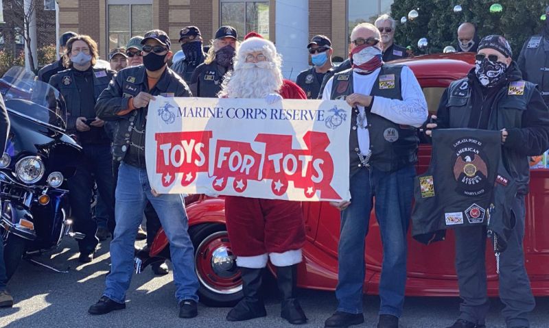 Maryland Legion Riders deliver Toys for Tots