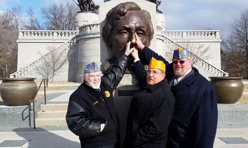 Legion leaders observe Lincoln&#039;s birthday