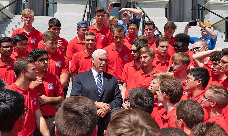 Wednesday at Boys Nation 2019: A visit with the vice president