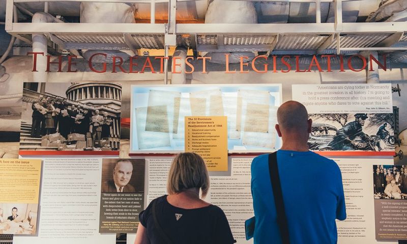 Intrepid hosts GI Bill exhibit