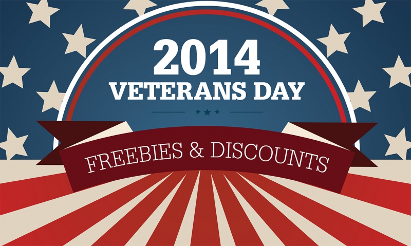 Take advantage of Veterans Day offers