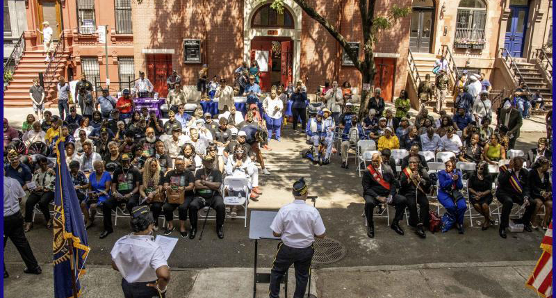 Post 398 of Harlem celebrates its renaming