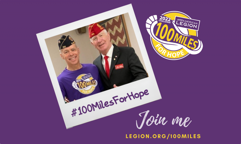 100 Miles for Hope: How to get a personalized social media graphic