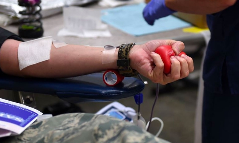 Holiday Donor Blood Drive underway