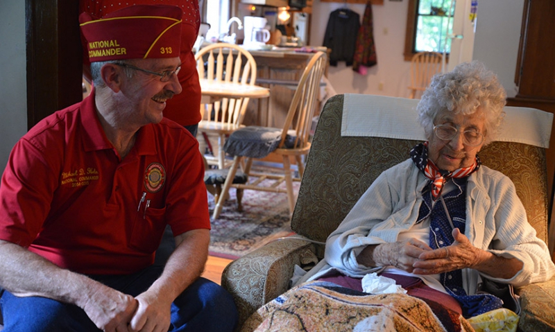 Female WWII vet gets &#039;rightful&#039; place among Legionnaires