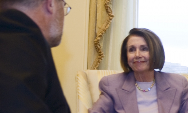 Pelosi speaks with Legion Magazine