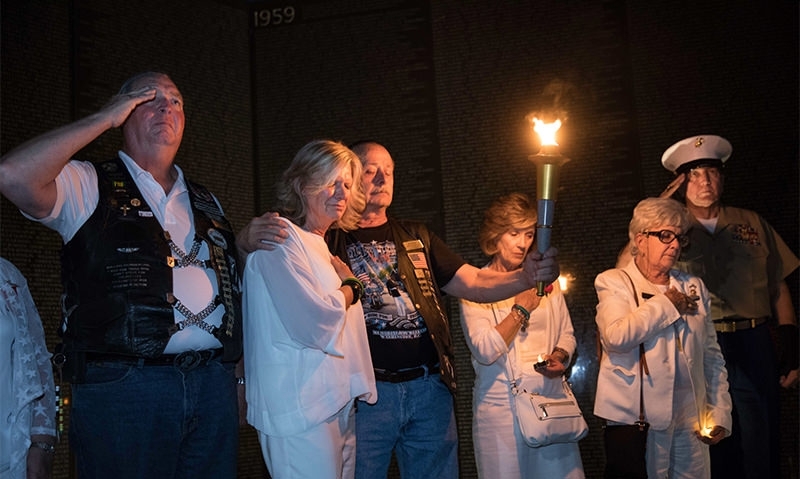 Legion Riders remember &#039;brothers&#039; on Vietnam Memorial wall