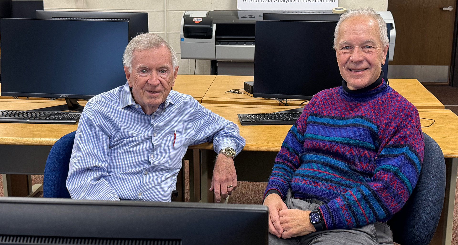 From left: Patrick Yanahan and Dr. James Kulich. (Photo via Patrick Yanahan)