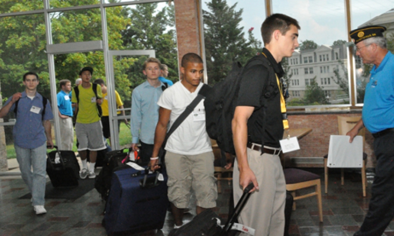 2011 Boys Nation senators settle in