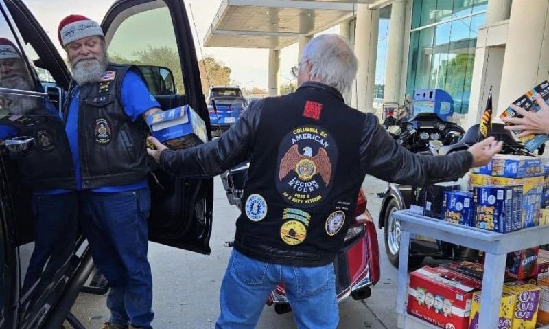 South Carolina Legion Riders chapter assisting military, veterans during holiday season