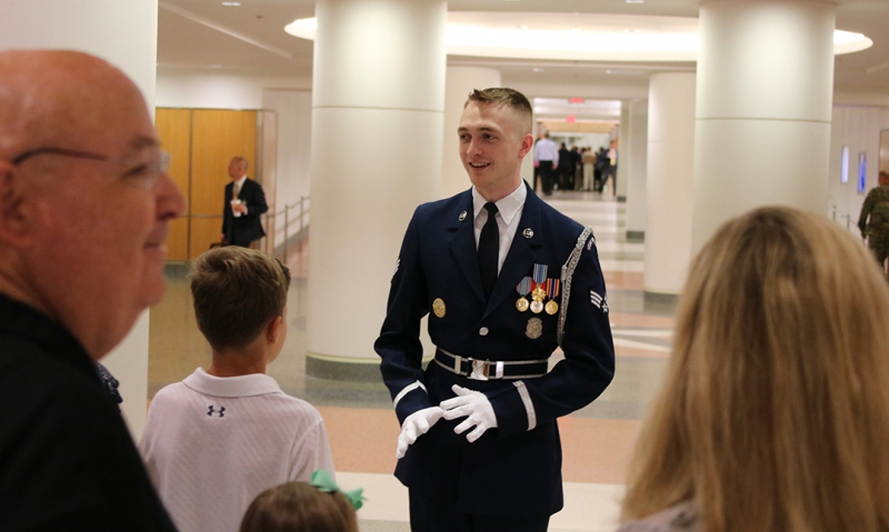 Young Hoosier Legionnaire shines in position at Pentagon