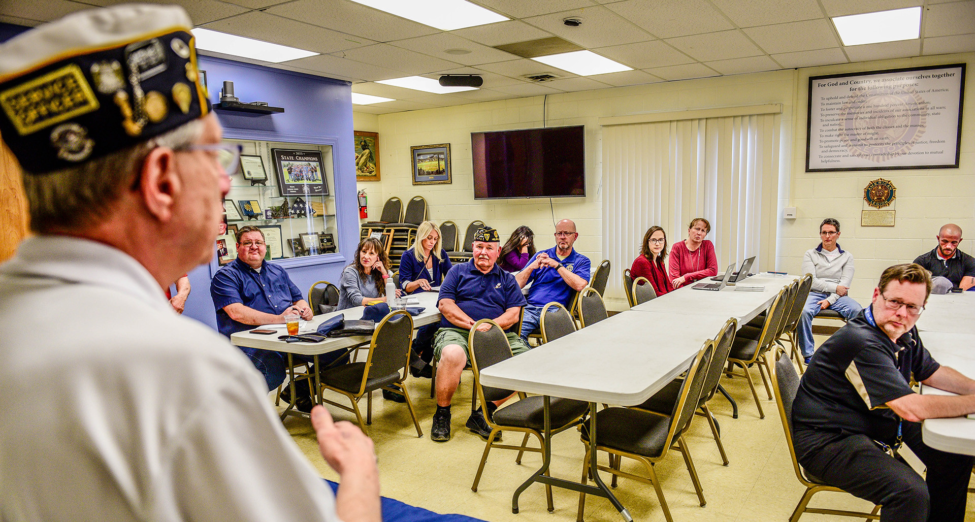 American Legion System Worth Saving town hall in Helena, Mont.