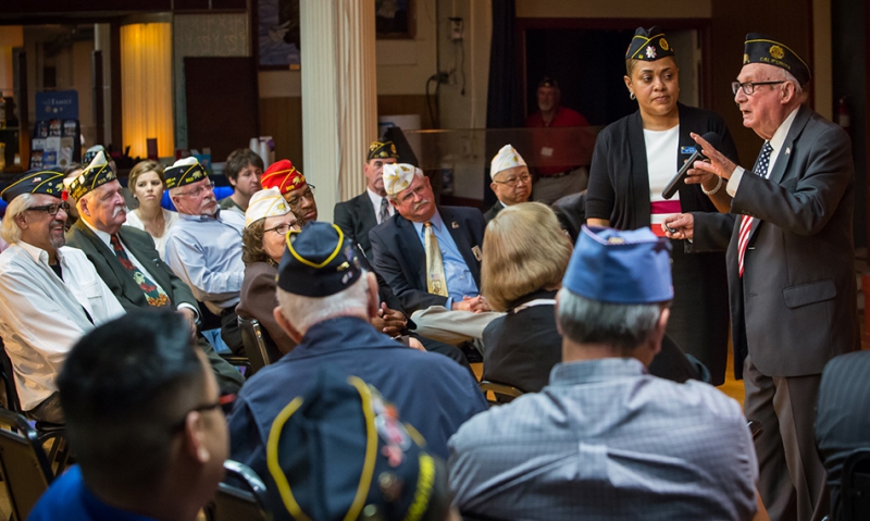 LA vets air array of concerns about VA care at Legion Town Hall Meeting