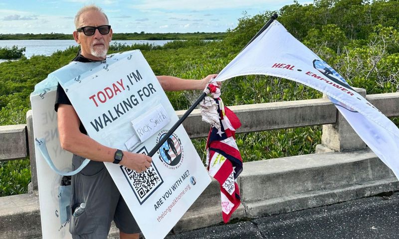 A 2,700-mile walk to save lives