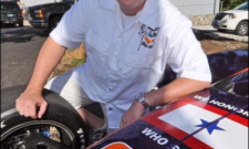  Indy race car wears Blue Star Banner 