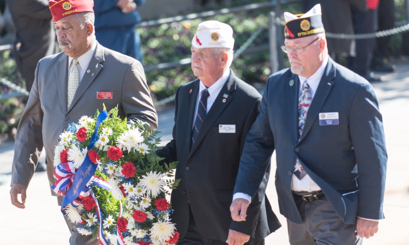 Legionnaires honor veterans in nation&#039;s capital