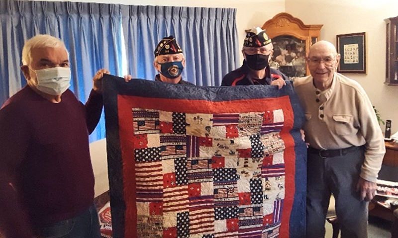 Buddy Check brings birthday cheer to WWII veteran