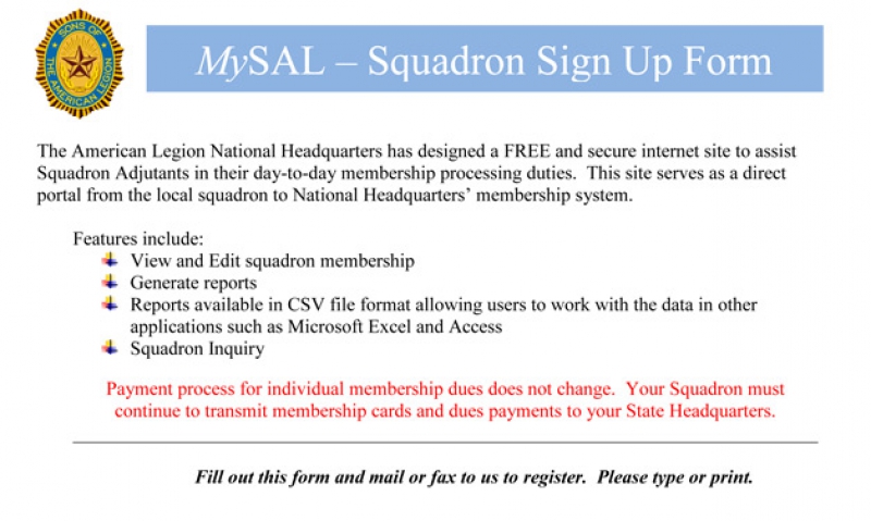 New SAL site offers access to membership