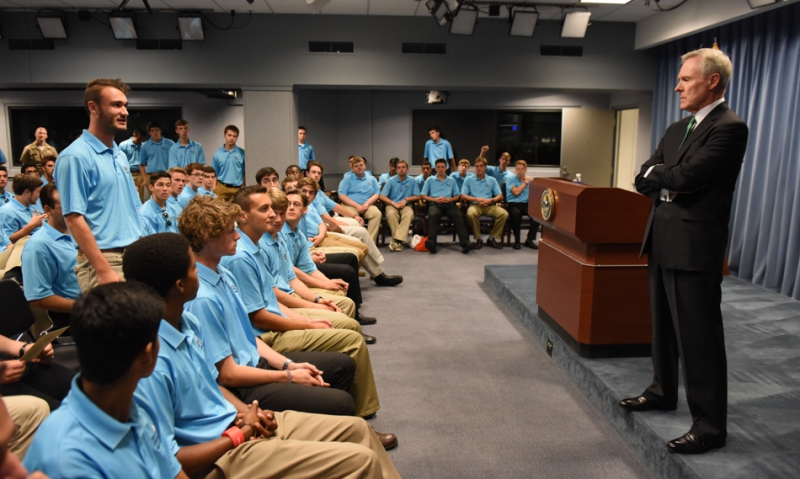 Pentagon trip inspires, unites Boys Nation