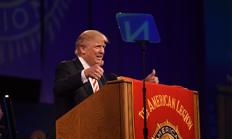 Trump addresses Legion&#039;s national convention 