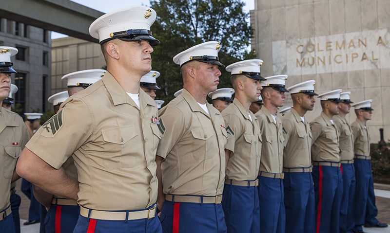 Connecting with future Marines