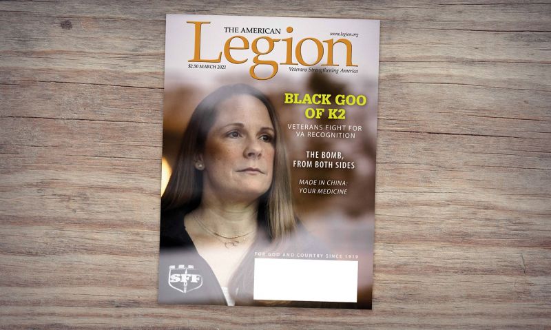 March American Legion Magazine shines light on K2 toxic exposure