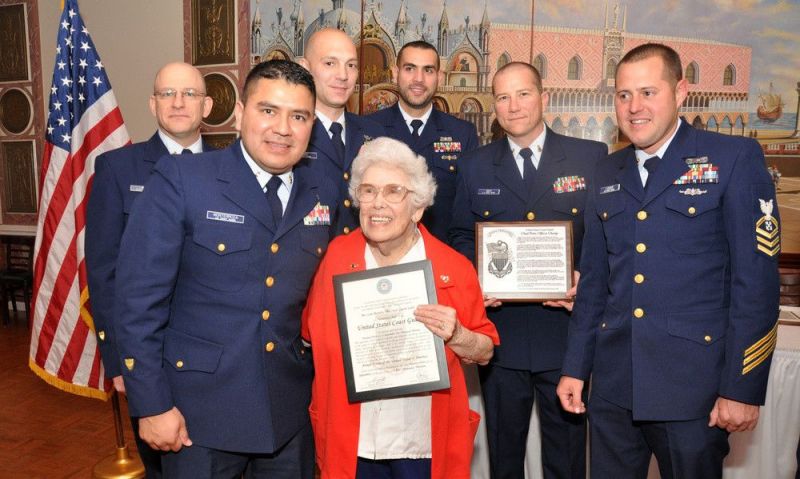 Letter-writing “Coast Guard Lady” dies at 102