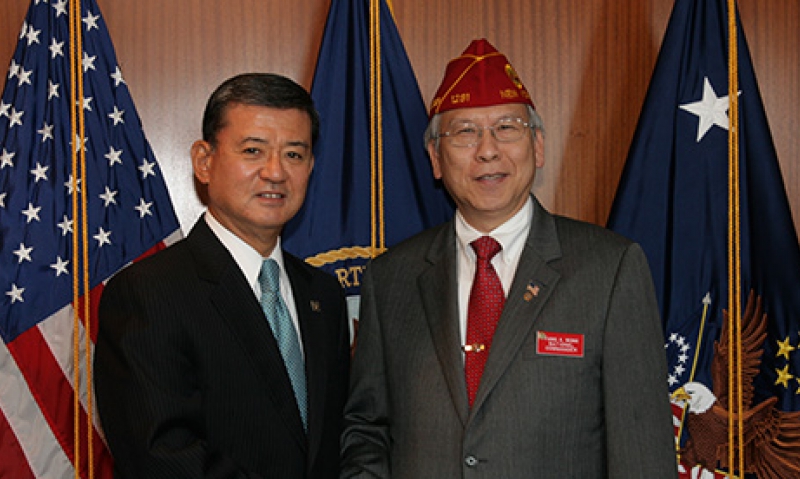 Wong, Shinseki discuss VA improvements