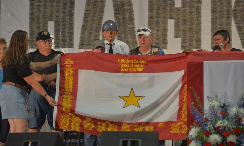 American Legion stands side-by-side with Gold Star families