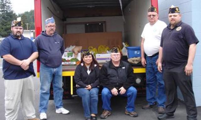 Legionnaires deliver supplies to mudslide victims