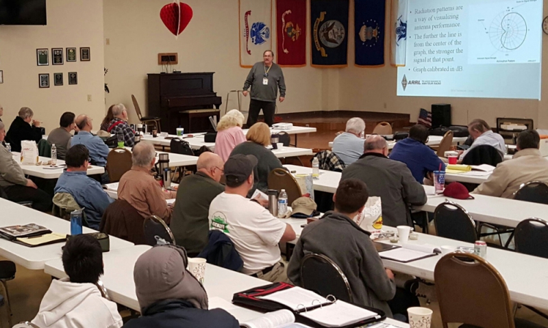 Amateur licensing instruction at Georgia Legion post