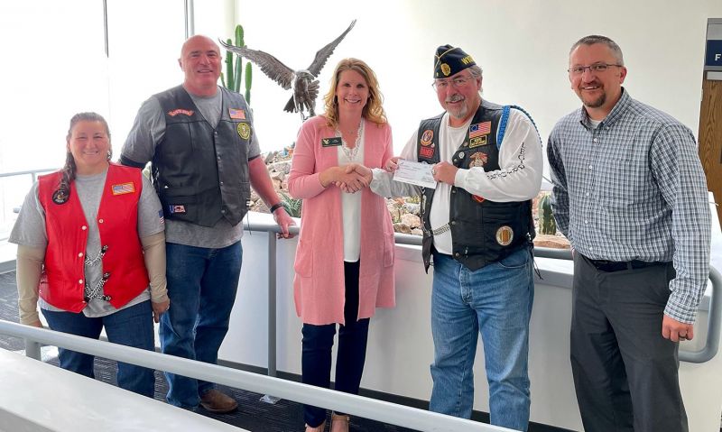 Wyoming Legion Riders chapter deliver assistance to student veterans