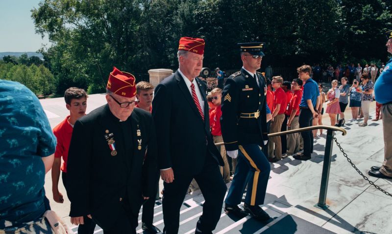 Monday at Boys Nation 2019: Wreath-laying at Arlington a moving experience