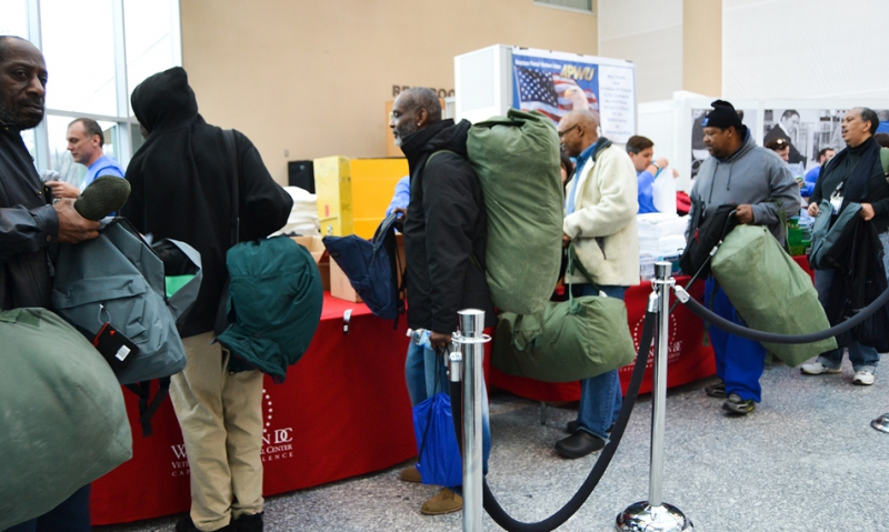 Legion assists homeless veterans during stand down event