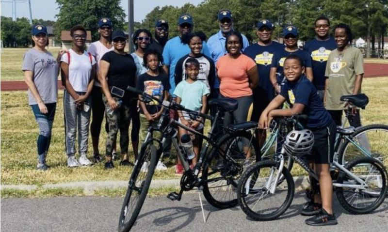 Virginia Post 1703 members and youth track 100 Miles for Hope